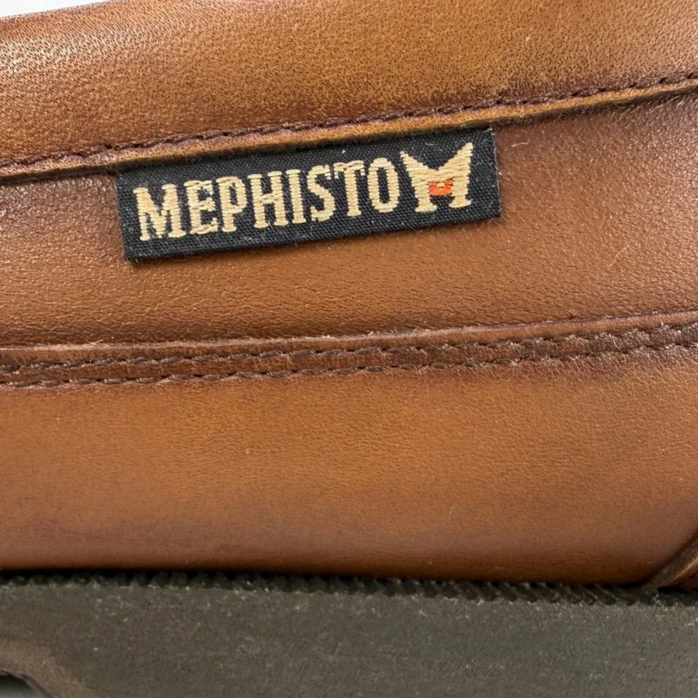 Mephisto Cap Vert Penny Loafers‎ Mens 10 Rust Brown Leather Comfort Slip On